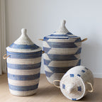 Savannenkurv - Hvit og blå