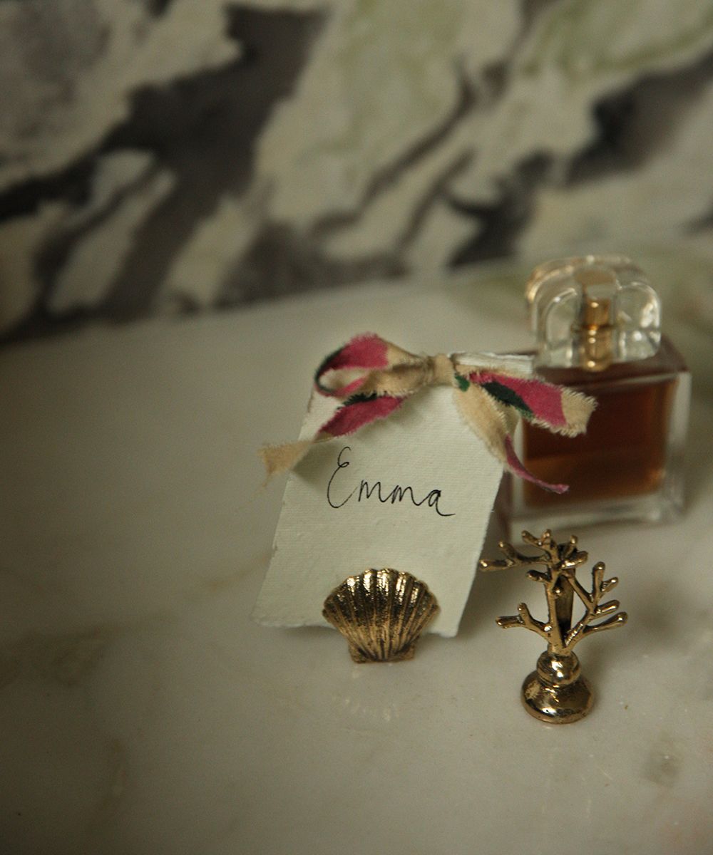 Kortholder i messing