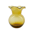 Mouth-blown glass vase