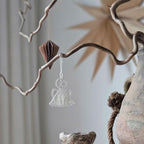 Perlet Engel - Gull med mørke detaljer