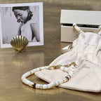 Armbånd med hvit perlemor