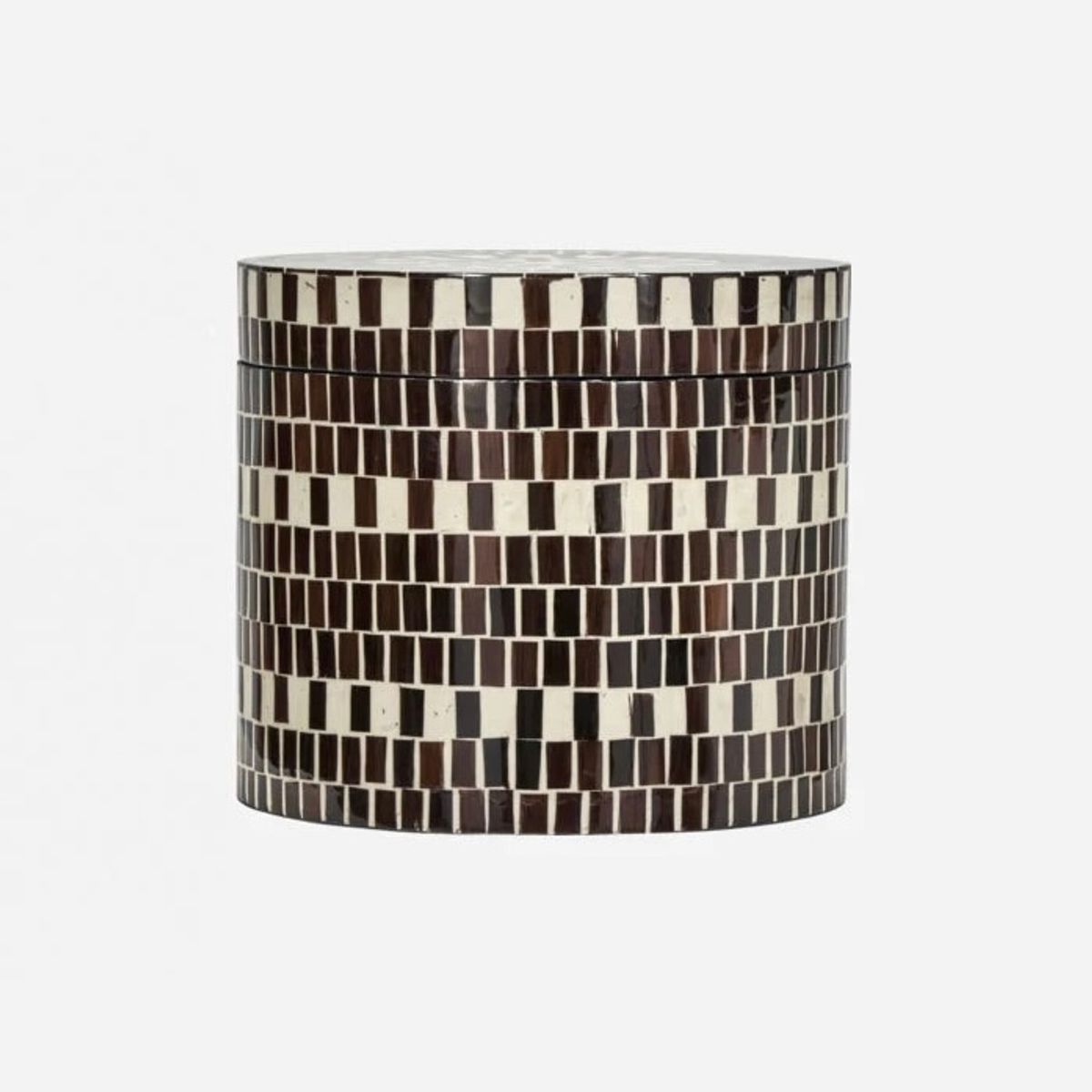 Oppbevaringsboks i bambusmosaikk