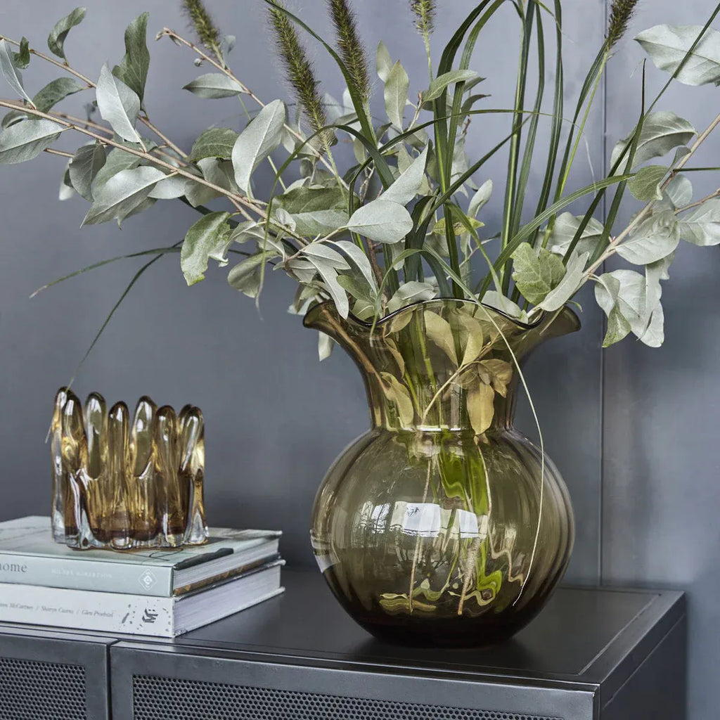 Munnblåst glassvase