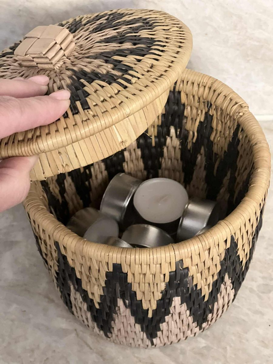 Zulukurv - Oppbevaringsboks med lokk