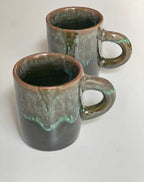 Espresso kopp i håndlaget keramikk fra Marokko