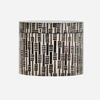 Oppbevaringsboks i bambusmosaikk